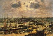 Eugene Buland The Port of Bordeaux china oil painting reproduction